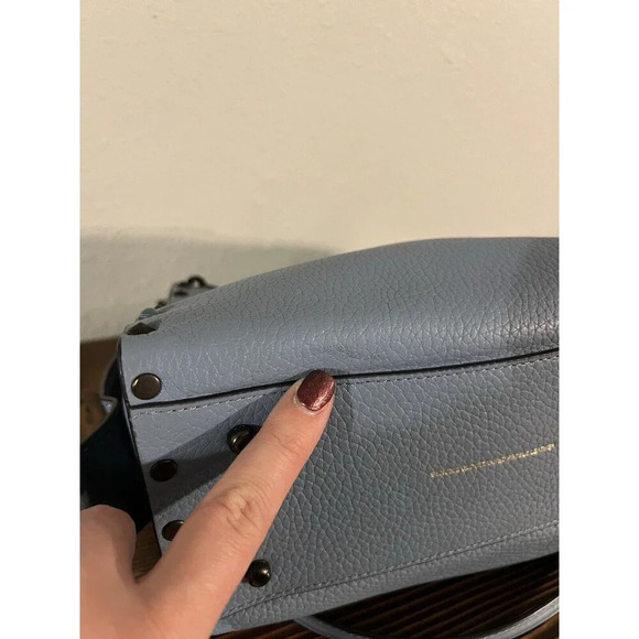 Coach Blue and Black Crossbody Rogue - Picture 9 of 16